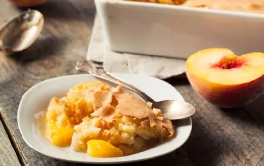 how to reheat peach cobbler on stove