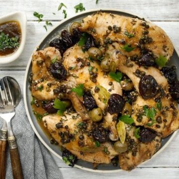 what to serve with chicken marbella
