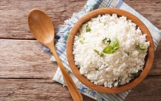 what does cauliflower rice taste like