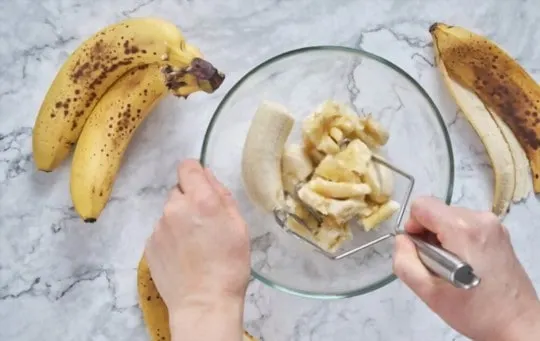 does freezing affect mashed bananas quality