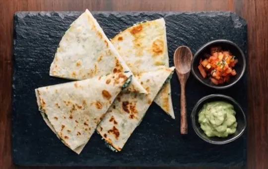 how to defrost and reheat quesadillas
