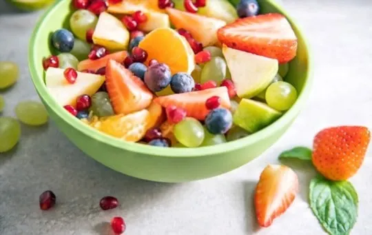 how to defrost fruit salad