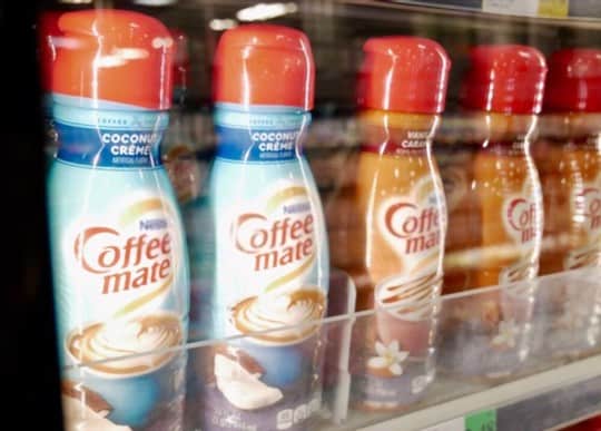 how to freeze coffee creamer in bottle