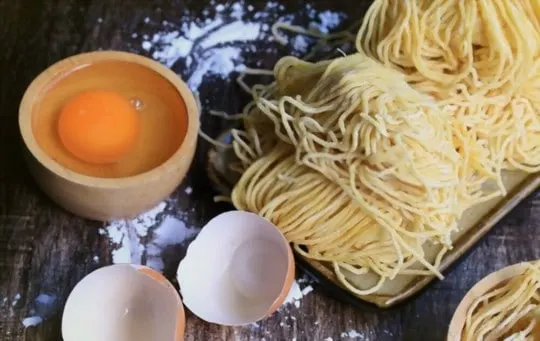 how to freeze raw egg noodles