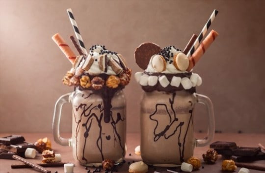 how to make and serve milkshake