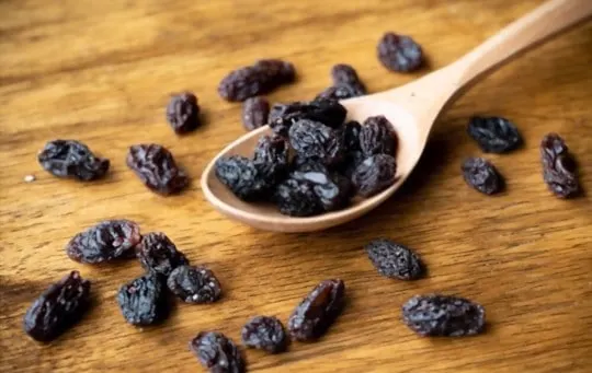 how to use defrosted raisins