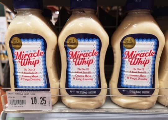 is it safe to freeze miracle whip