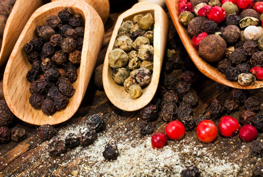 varieties of peppercorns