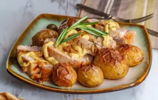 honeymustard roasted potatoes