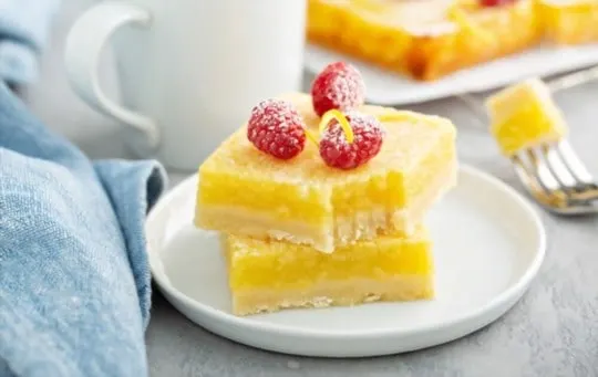 how to tell if frozen lemon bars are bad