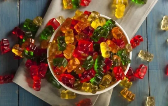 how to thaw frozen gummy bears