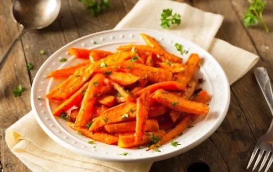 roasted carrots with garlic