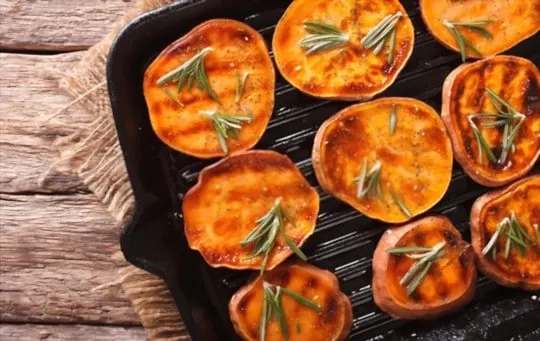 buttered roasted sweet potatoes