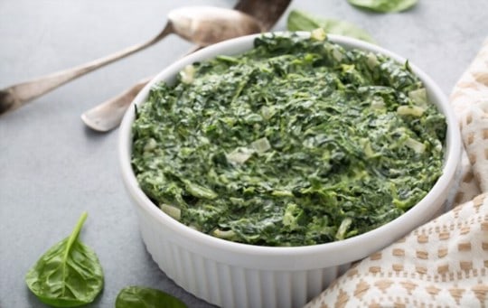 creamed spinach