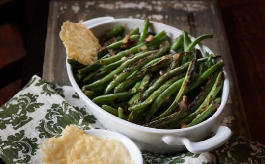 garlic parmesan green beans