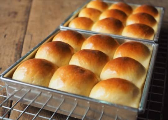 homemade rolls or bread
