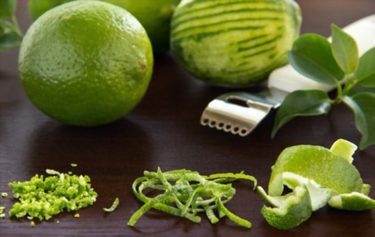 lemon or lime zest