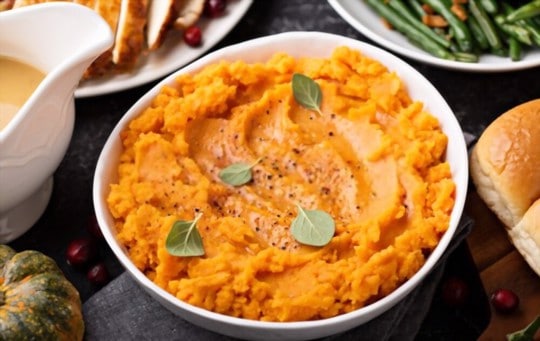 mashed sweet potatoes