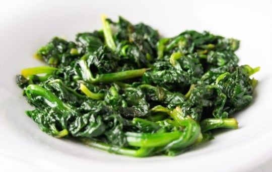 quick sauteed spinach