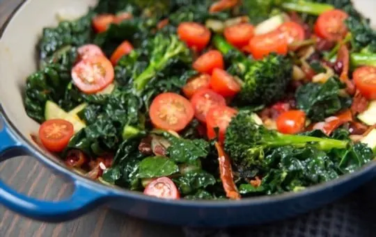 sauteed spinach or kale