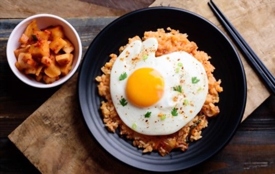 steamed rice or kimchi fried rice