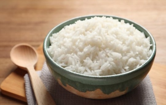steamed rice