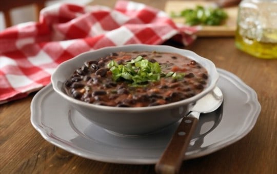 why consider serving side dishes for black bean soup