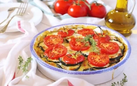 zucchini and tomato gratin