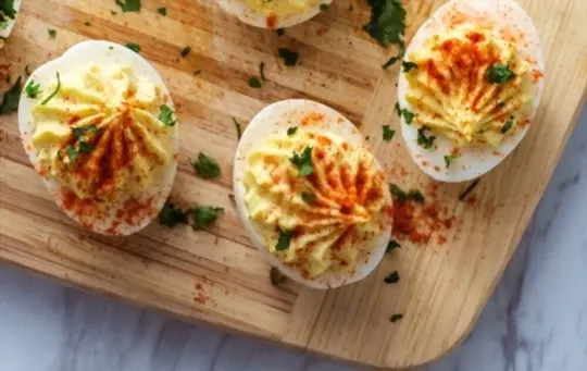 deviled eggs