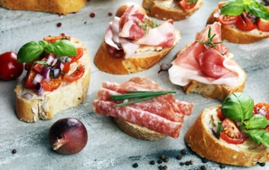 why consider serving side dishes for bruschetta