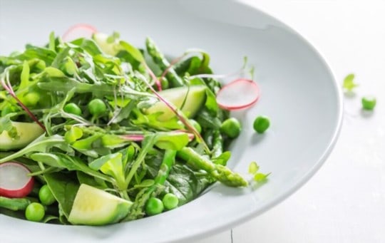 asparagus and spinach salad