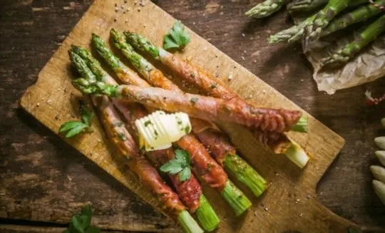 asparagus in brown butter