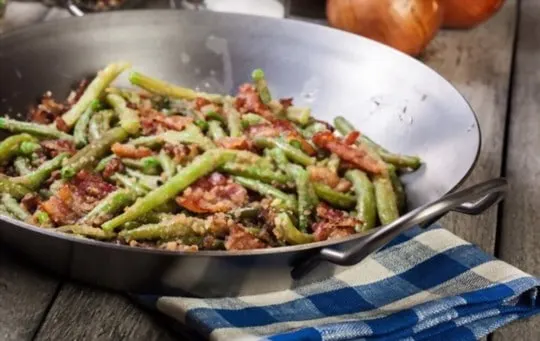bacon and greens
