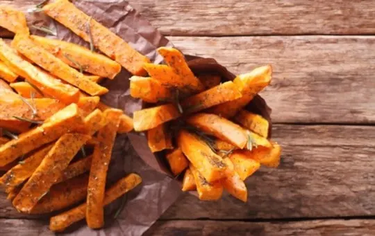 baked sweet potato fries