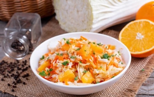 cabbage and carrot slaw