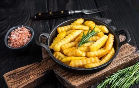 crinkle cut fries