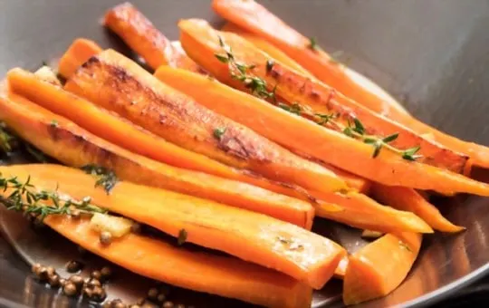 glazed carrots with ginger and balsamic vinegar
