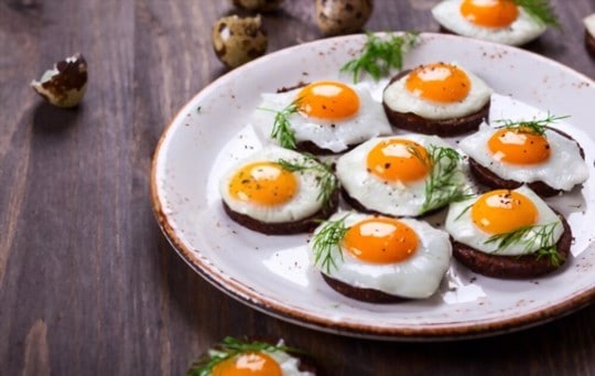 quail eggs on toast
