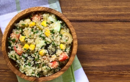 quinoa salad with grilled vegetables