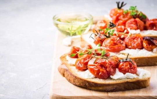 roasted garlic basil goat cheese toast