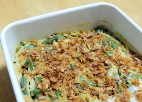 why consider serving side dishes for green bean casserole