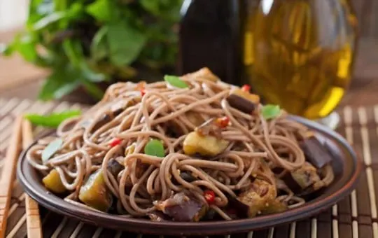 boiled soba noodles
