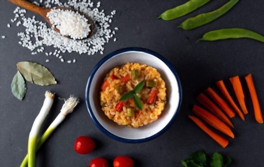 carrot and asparagus risotto