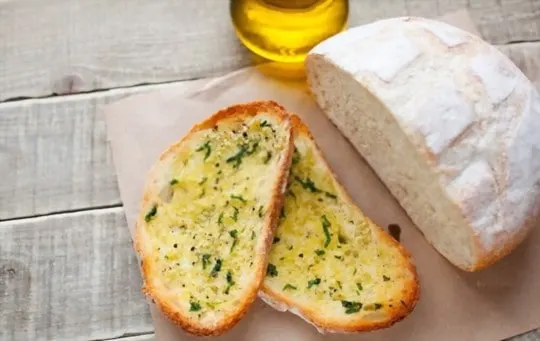 crusty garlic bread