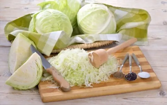 how to shred cabbage for sauerkraut with a knife