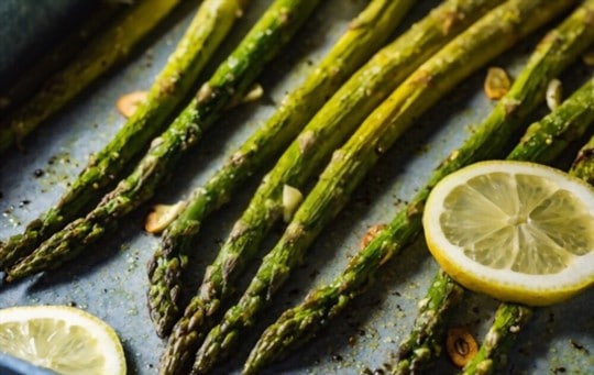 lemon roasted asparagus