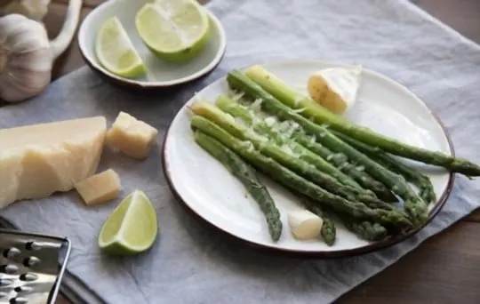 roasted asparagus with garlic