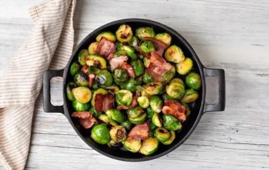 roasted brussels sprouts with bacon