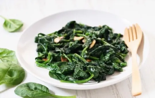 simple sauteed spinach