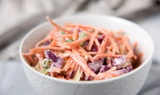 warm coleslaw salad